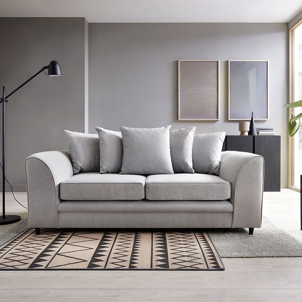 Dorota II Fabric Corner Sofa - Dark Grey