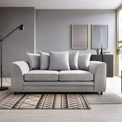 Dorota II Fabric Corner Sofa - Dark Grey