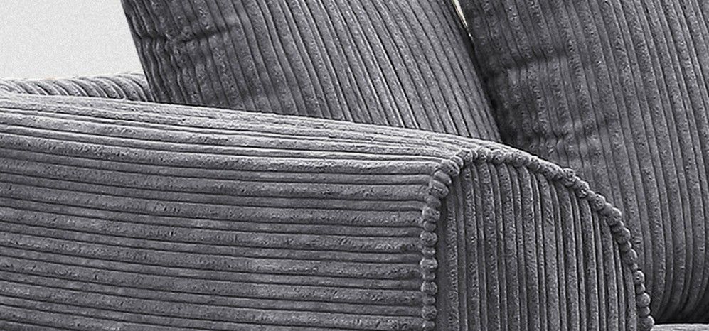Desmond Jumbo Cord 2 Seater Sofa Grey and Other Colours