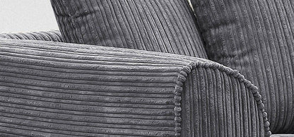 Desmond Jumbo Cord 2 Seater Sofa Grey and Other Colours