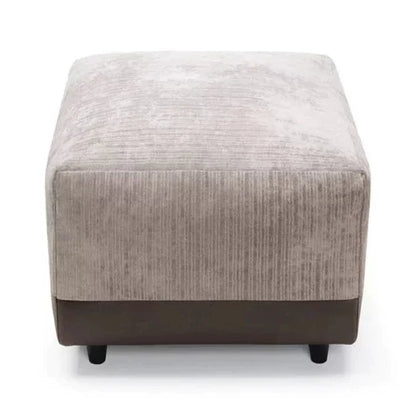 Linacre Footstool - Brown and Beige
