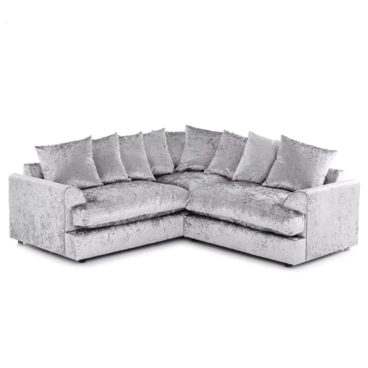 Mercury Ajo Crushed Velvet Corner Sofa,Mink