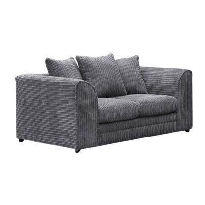 Desmond Jumbo Cord 2 Seater Sofa Grey and Other Colours