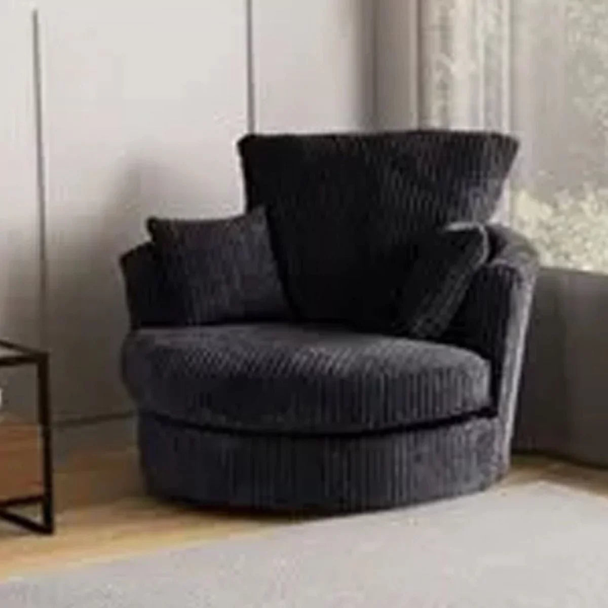 Desmond Jumbo Cord 3 Seater and 2 Seater Sofa Set - Grey and Other Colours