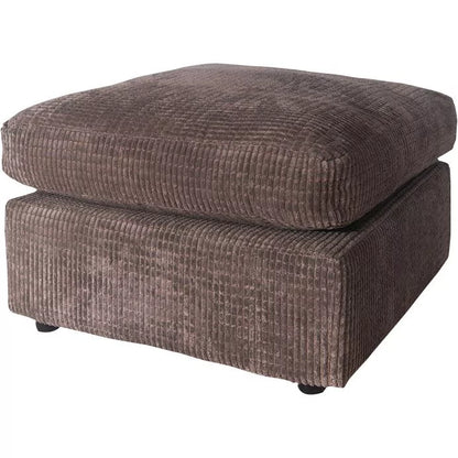 Jamba Double-Padded Fabric Mink Corner Sofa - 6 Colours Available