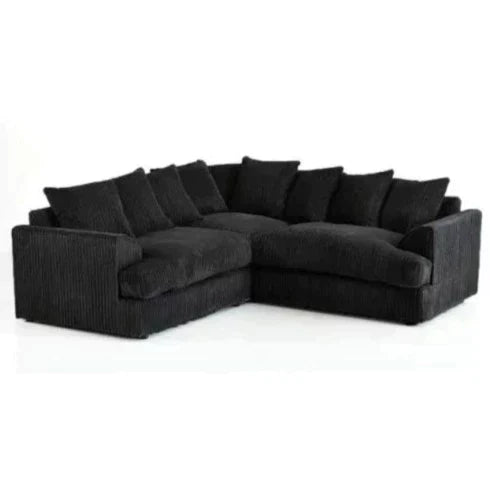 Jamba Double-Padded Fabric Coffee Corner Sofa - 6 Colours Available