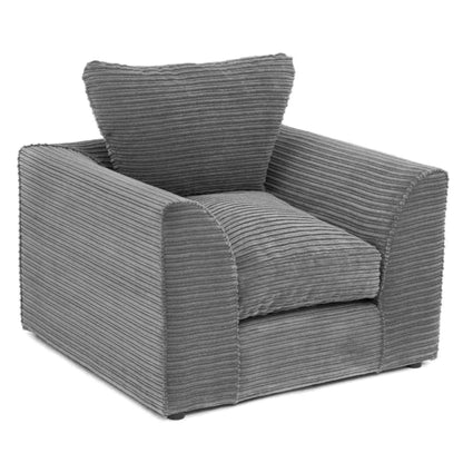 Jamba Double Padded Fabric Cream Corner Sofa - 6 Colours Available