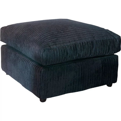 Jamba Double Padded Fabric Brown Corner Sofa - 6 Colours Available