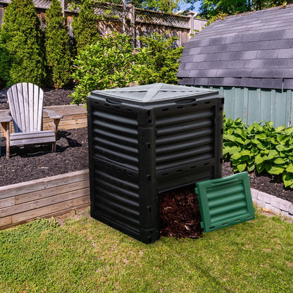 300 Litre Garden Compost Bin-Green