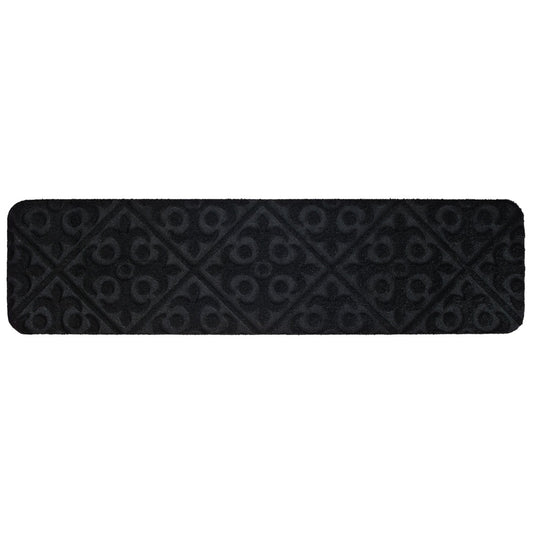 Non-Slip Stair Mats with Reusable Adhesive-Black