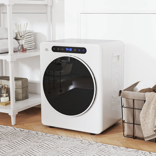 HOMCOM 4kg Compact 40-60â  Tumble Dryer - White