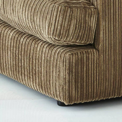 Jamba Double-Padded Fabric Coffee Corner Sofa - 6 Colours Available