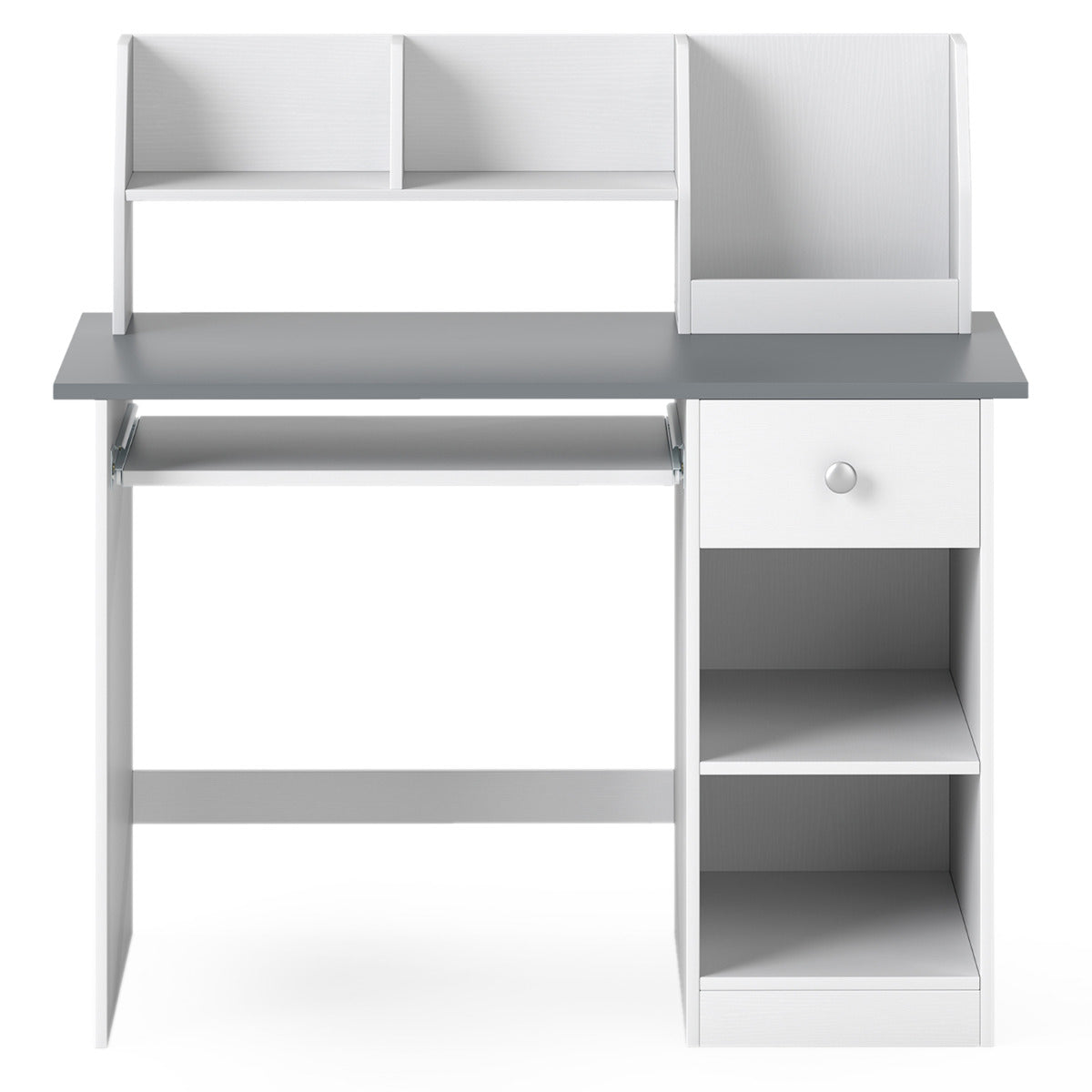 Kids Study Desk Multifunctional Student Desk-Grey