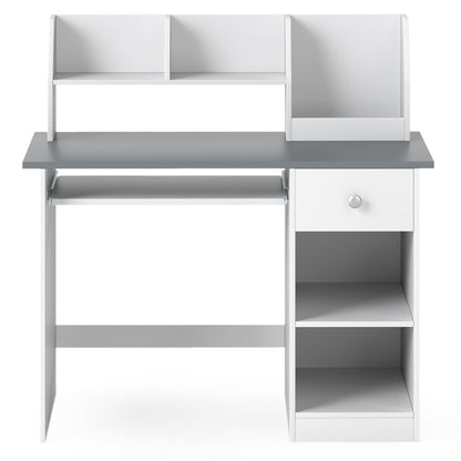 Kids Study Desk Multifunctional Student Desk-Grey