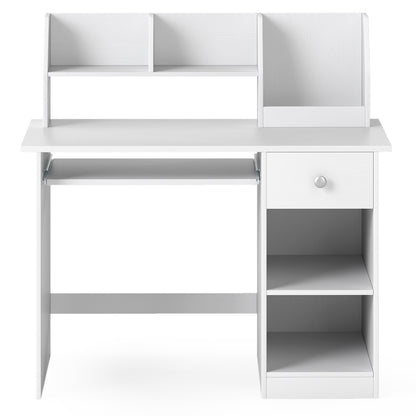 Kids Study Desk Multifunctional Student Desk-White