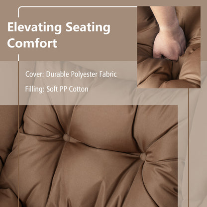 Lazy Chair with Ottoman-Coffee