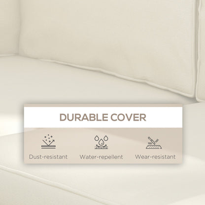 Outsunny Set of 14 Dining Set Cushions - Cream
