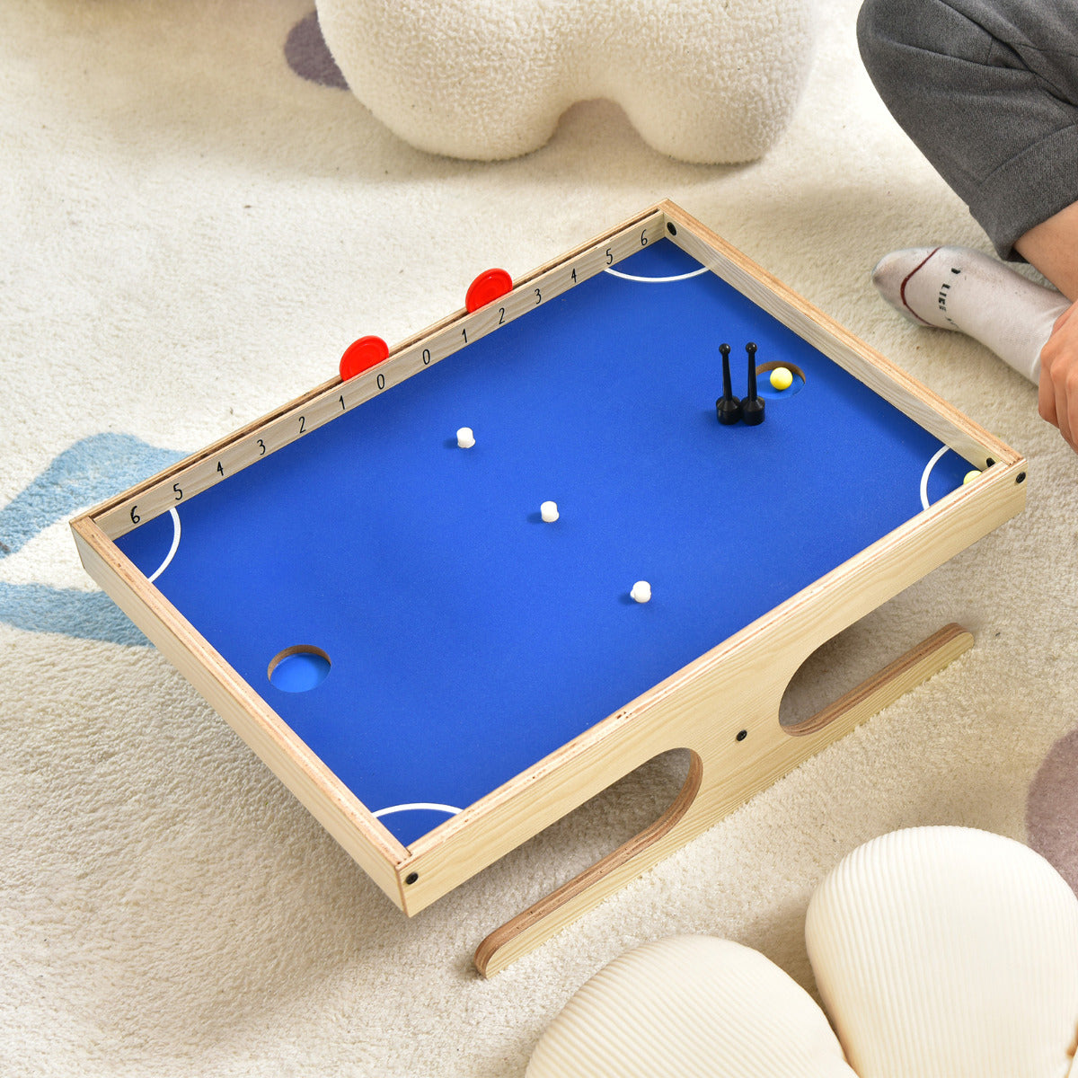 Magnetic Mini Foosball Table with Balls and Handle Sets