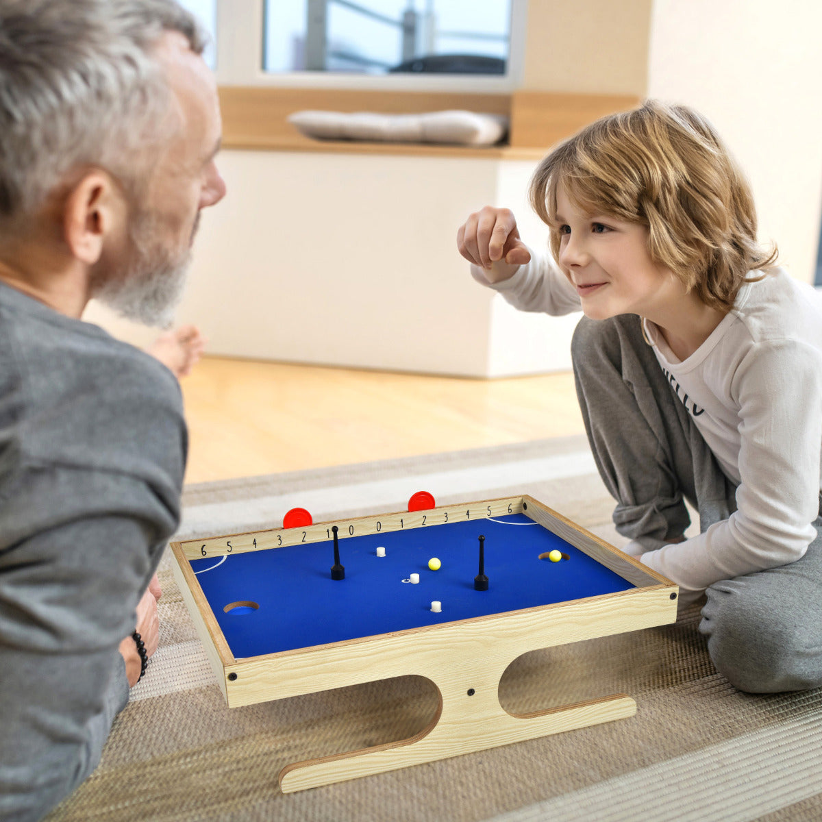 Magnetic Mini Foosball Table with Balls and Handle Sets