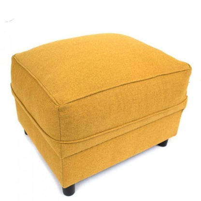 Dorota II Fabric Footstool - Dark Grey