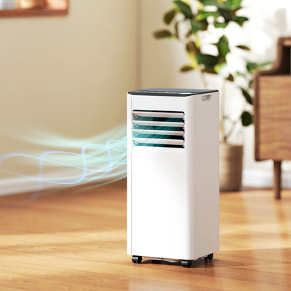 HOMCOM Portable Air Conditioner 9000 BTU, 4-in-1 AC Unit with Cool, Dehumidifier, Fan, Sleep Mode, WiFi Voice Remote Control