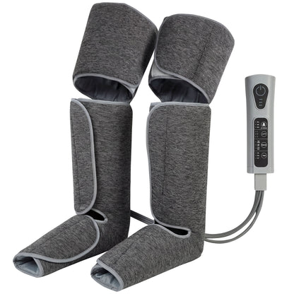 HOMCOM Leg Massager with Heat, Compression, 3 Auto Modes & 3 Intensities,  Foot and Calf Massage Machine