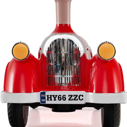 Toddler Ride on Toy with Steering Wheel for Children 19-36 Months Old-Red