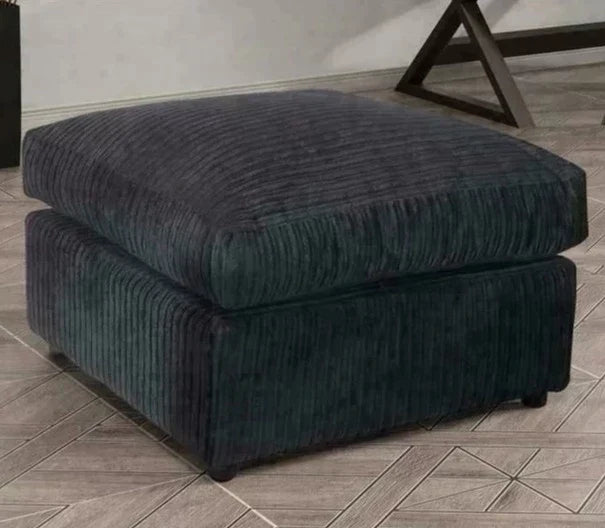 Jamba Double-Padded Fabric Coffee Corner Sofa - 6 Colours Available