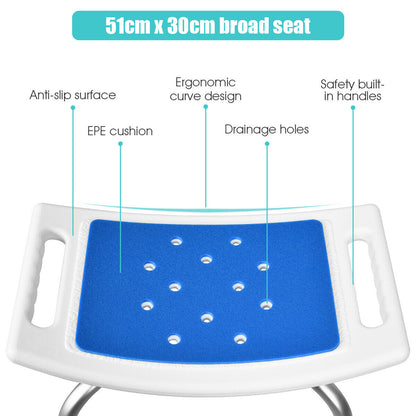 Height Adjustable Shower Stool