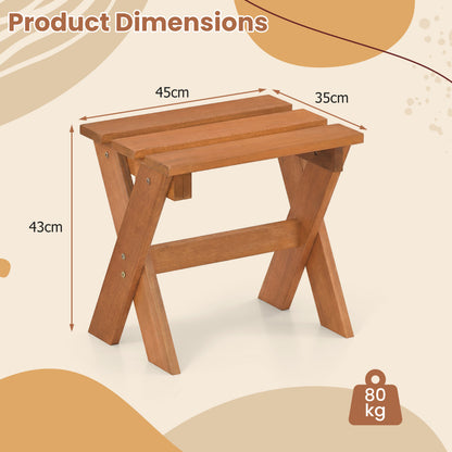 Side Table Flower Stand Small Solid Wood Accent End Table