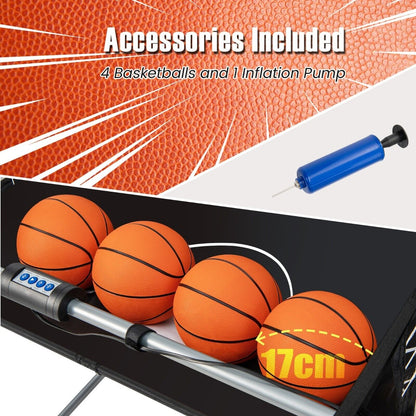 Foldable Basketball Arcade Game-White