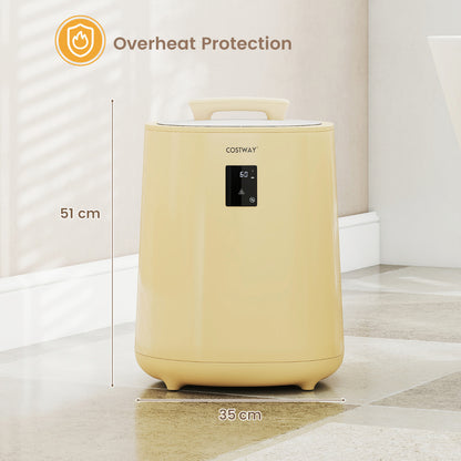 Towel Warmer for Bathroom 18 L Large Portable Hot Towel Bucket-Yellow