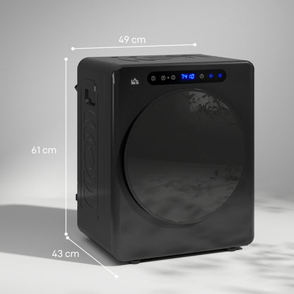 HOMCOM 4kg Compact 40-60â  Tumble Dryer - Black