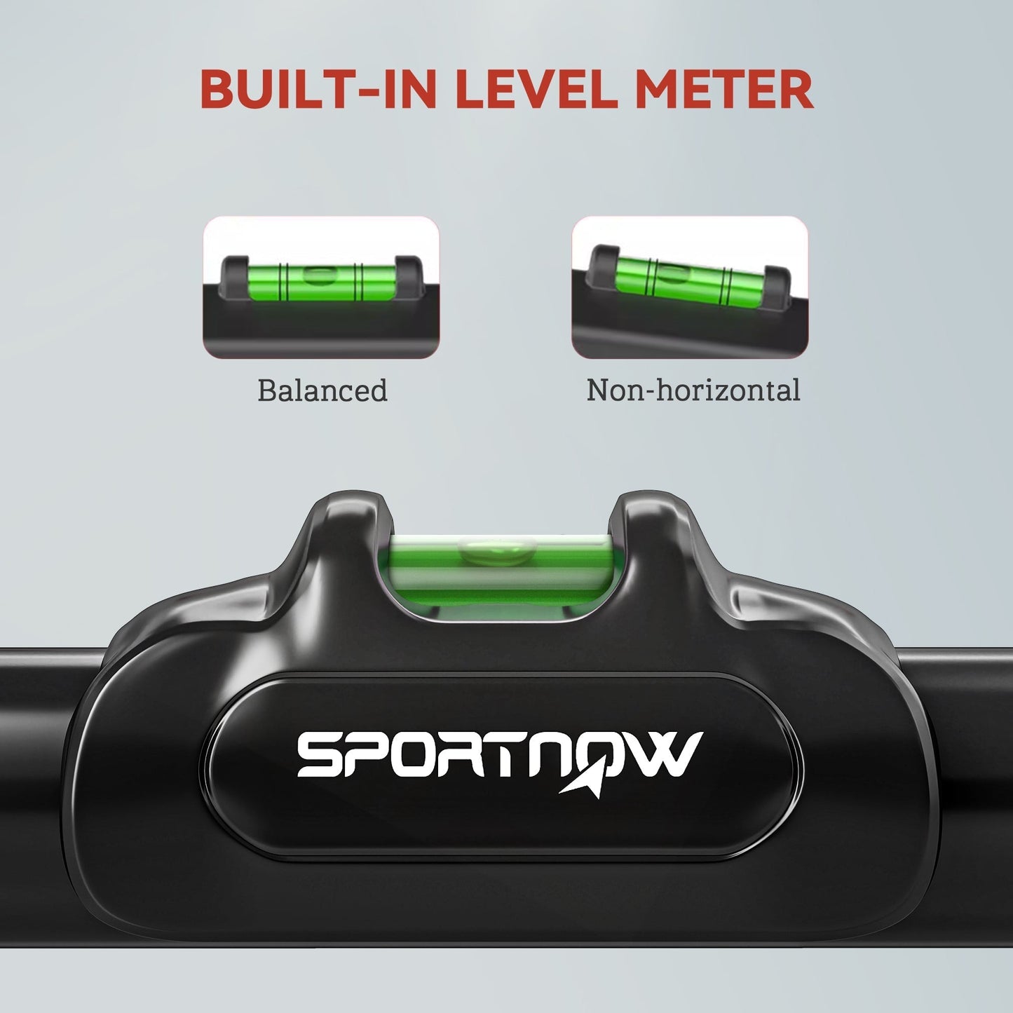 SPORTNOW Pull Up Bar, for 92-120cm Doorways, No Screws, Maximum load 200kg